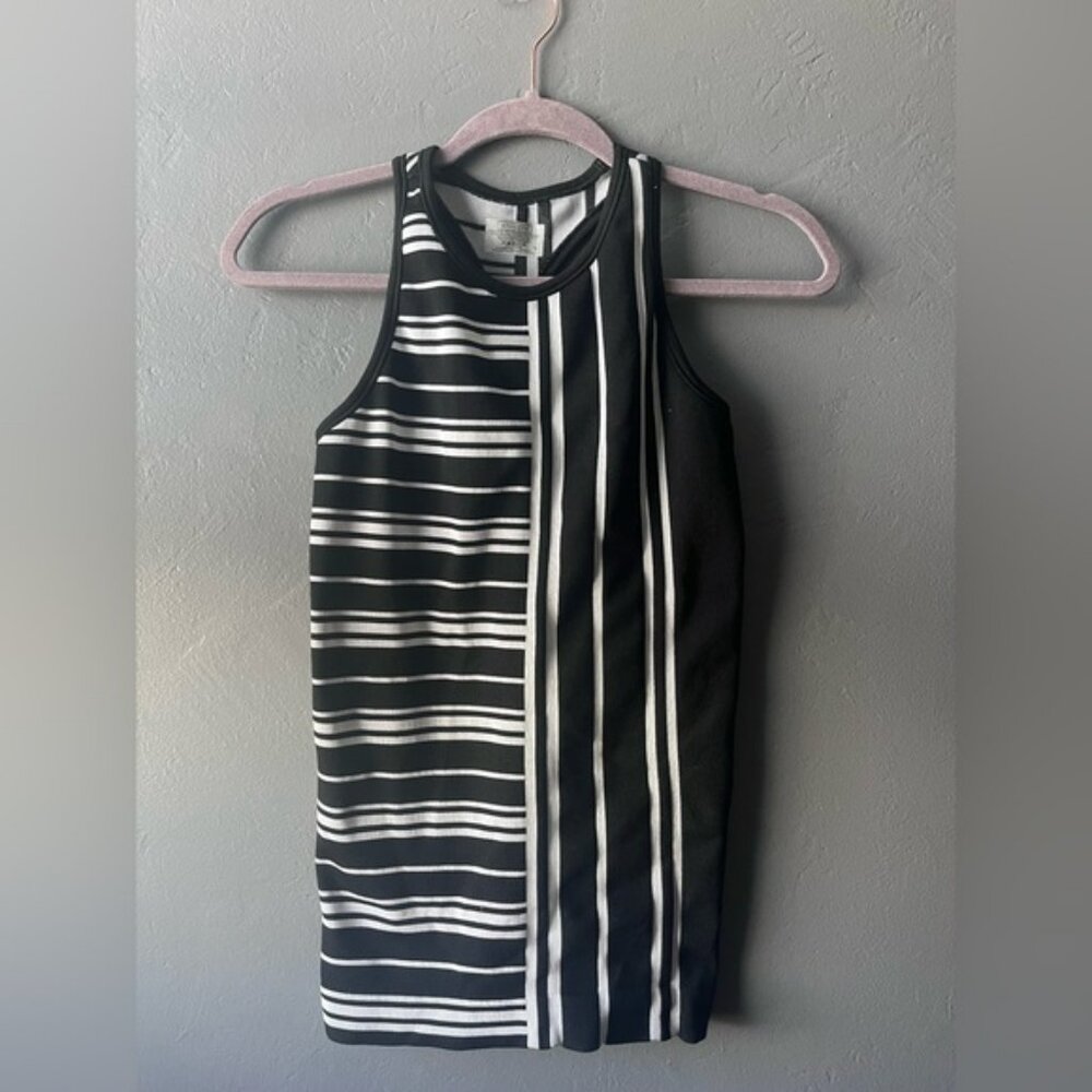 Athleta Black and White Tank L